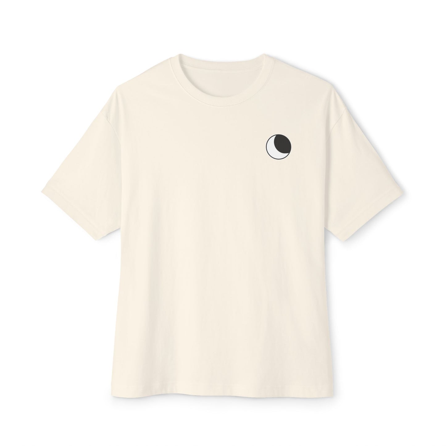 Simple Minimalist Moon Unisex Oversized Tee