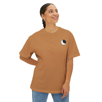 Simple Minimalist Moon Unisex Oversized Tee