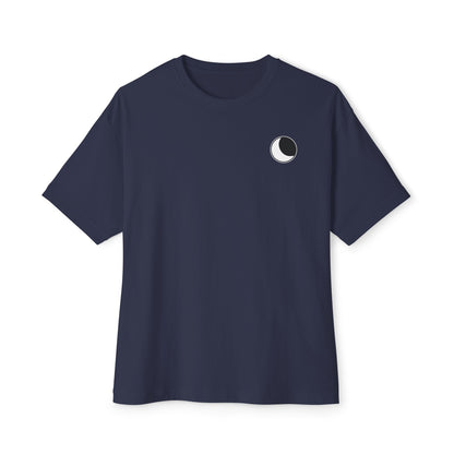 Simple Minimalist Moon Unisex Oversized Tee