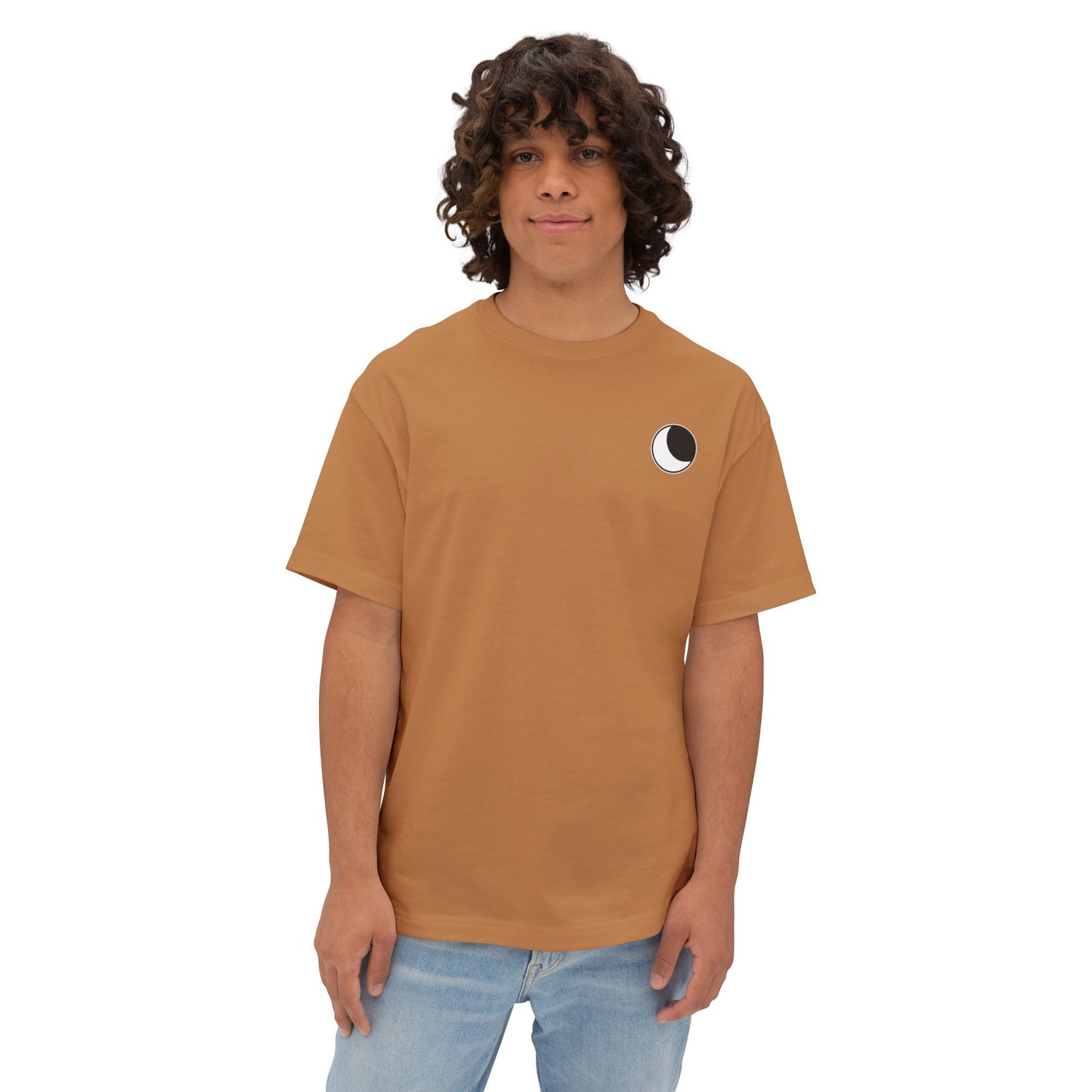 Simple Minimalist Moon Unisex Oversized Tee