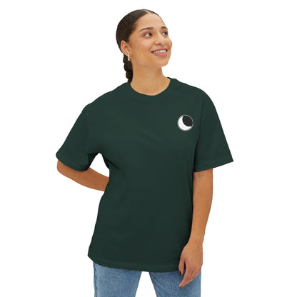 Simple Minimalist Moon Unisex Oversized Tee