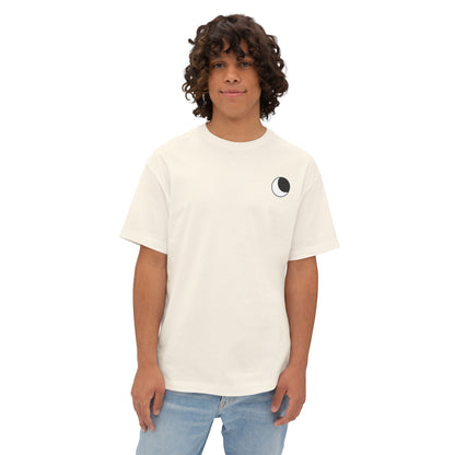 Simple Minimalist Moon Unisex Oversized Tee